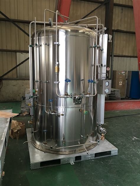 Stainless Steel M M M Microbulk Tanks For Cryogenic Liquid Oxygen