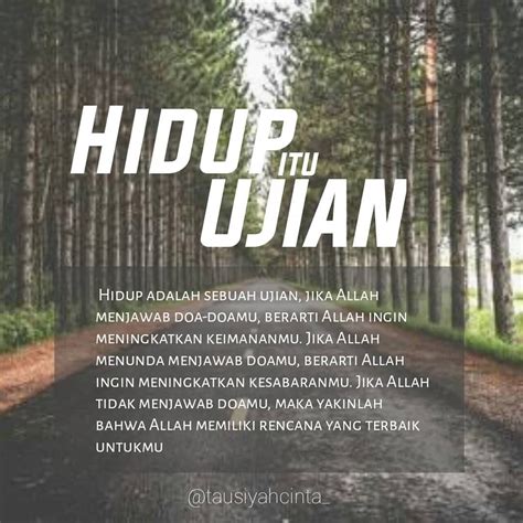 Kata Kata Ujian Hidup Dari Allah