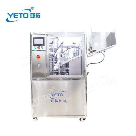 Automatic Cosmetics Cream Tube Filler Ultrasonic Plastic Tube End Tail