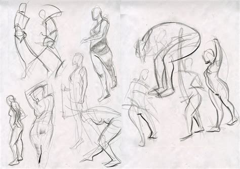 Gesture Drawing Examples