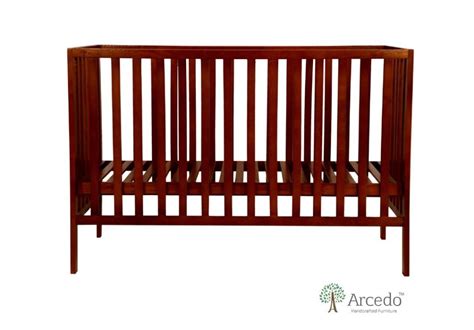 Aspen Baby Wooden Bed Walnut Arcedokids