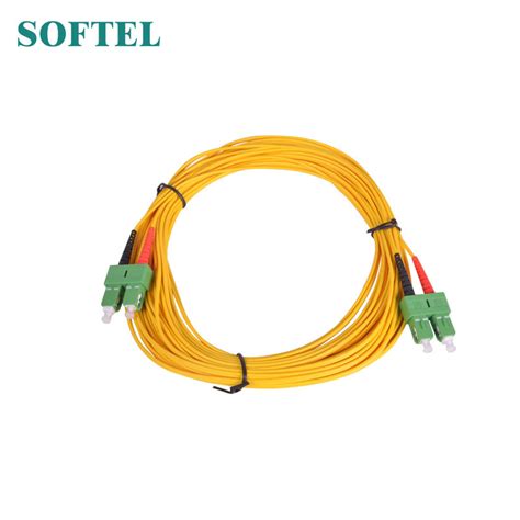 10m Scapc Duplex Patch Cord Single Mode Fiber Optical Patch Cord