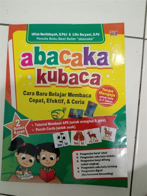 Buku Belajar Membaca Buku And Alat Tulis Buku Anak Anak Di Carousell