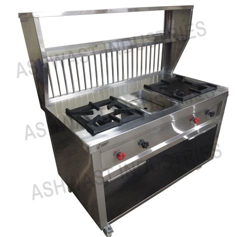 Stainless Steel Chole Bhature Counter For Street Food Stall At Rs