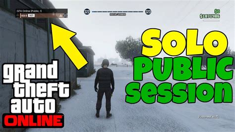 How To Get A Solo Public Session In Gta Easy Method Gta