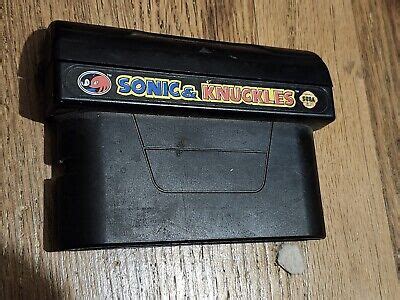 Sega Genesis Sonic Knuckles Authentic Cartridge Only Tested