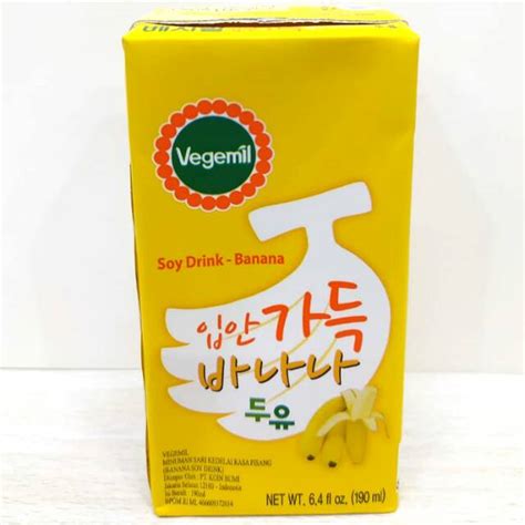 Jual Vegemil Banana Soy Milk Drink Minuman Susu Sari Kedelai Rasa