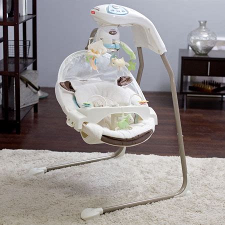 Little Lamb Cradle Baby Swing Offers Comfort With Style To Your Little ...