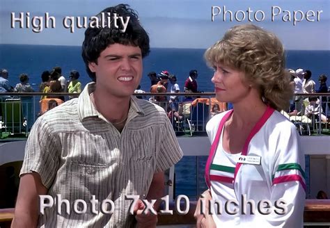 Donny Osmond Lauren Tewes LOVE BOAT PHOTO HQ 10x7 Inches 02