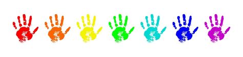 Kids Handprints Clipart