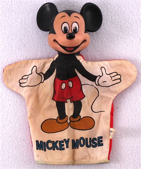 Original Disney Vintage Hand Puppets, Vintage Mickey Mouse, Rare ...