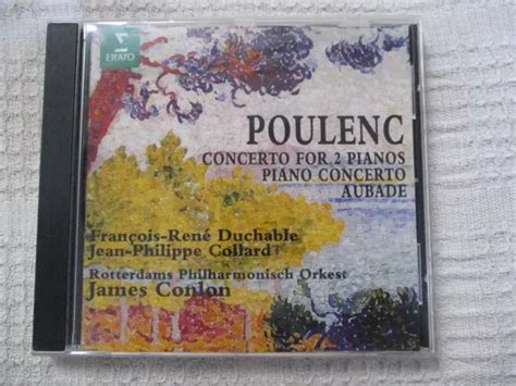 Francis Poulenc Concerto For 2 Pianos Piano Concerto Aubade