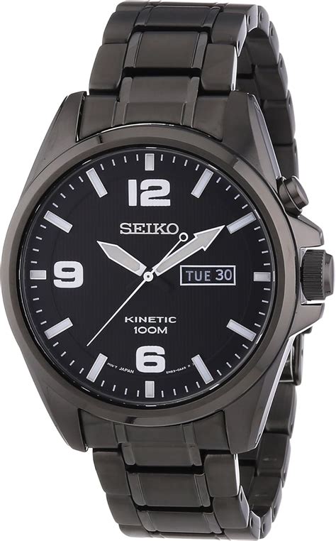 Seiko Kinetic Reloj De Cuarzo Para Hombre Con Correa De Acero