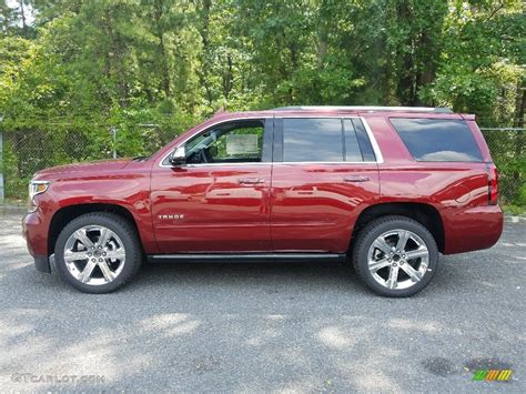 2017 Siren Red Tintcoat Chevrolet Tahoe Premier 4wd 122153585 Photo 3