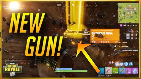 New Legendary Gun Silenced Pistol Fortnite Battle Royale Youtube