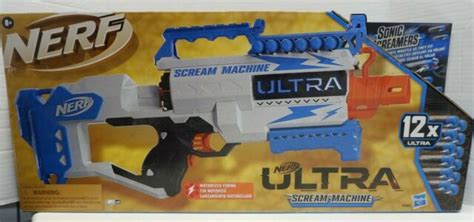 Nerf Ultra Scream Machine Motorized Blaster With Ultra Sonic