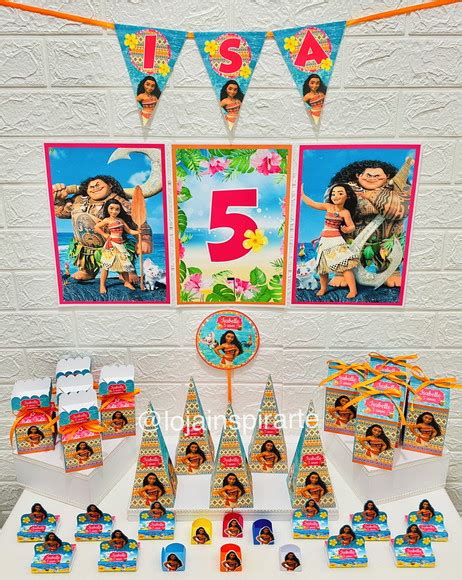 Kit Festa Infantil Completa Moana Elo7 Produtos Especiais