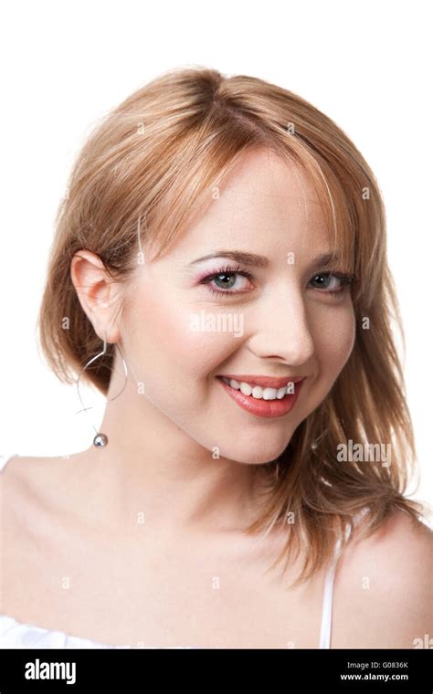 Fille Blonde Souriante Banque De Photographies Et Dimages Haute R Solution Alamy