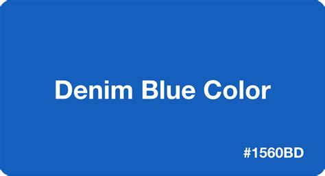 Denim Blue Color: Best Practices, Color Codes, Palettes & More!