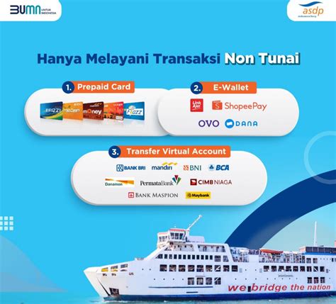 Asdp Perluas Cashless Beli Tiket Ferry Semakin Mudah Gunakan Dompet