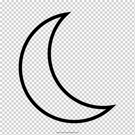 Descarga Gratis Lua Em Quarto Crescente Dibujo Para Colorear Luna