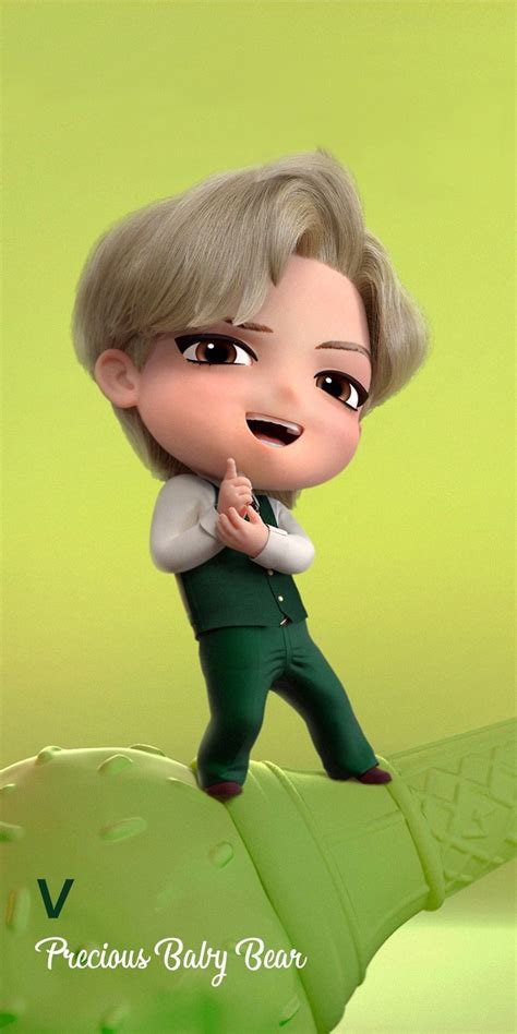 tiny tan wallpaper bts wallpaper bts chibi bts