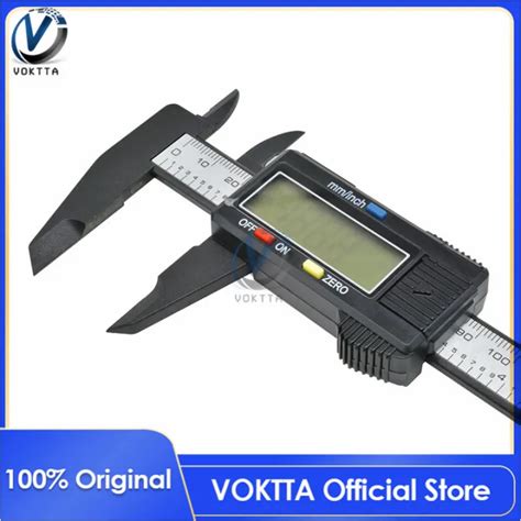 Original Voktta Mm Inch Lcd Digital Electronic Carbon Fiber Vernier