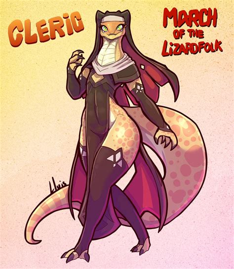 Laser Lizard Lluis On Twitter March Of The Lizardfolk Cleric