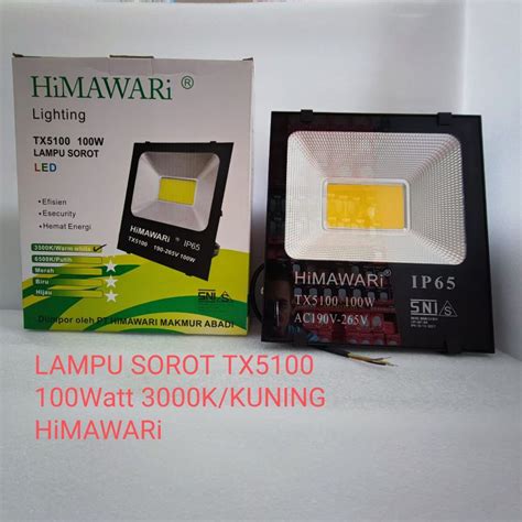 Jual Lampu Led Sorot Kuning 3000K TX5100 100 Watt Led Flood Light