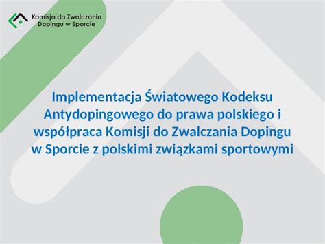 Ppt Status Prawny Wiatowego Kodeksu Antydopingowego Wada Dokumen Tips