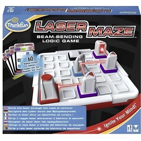 RAVENSBURGER Laser Maze Jeu de Casse Tête 60 Cartes Défis Solutions