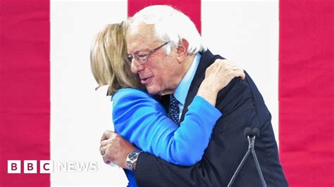 US Election 2016 Bernie Sanders Endorses Hillary Clinton BBC News