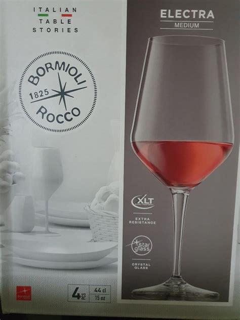 Bormioli Rocco Luxury Italian Wine Glasses Home Appliances