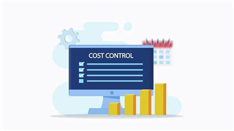 Cost Control Concept Idea Of Financial Planning Savings D Animation