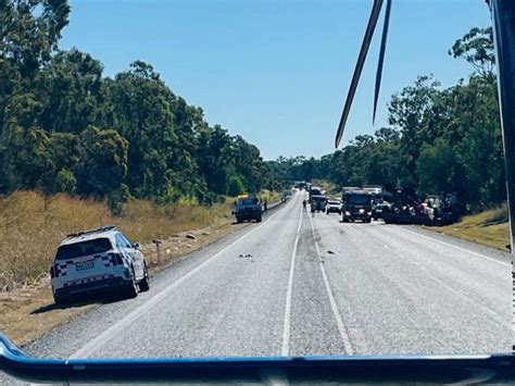 Benaraby Crash Bruce Highway Closed After Trucks Car Collide The