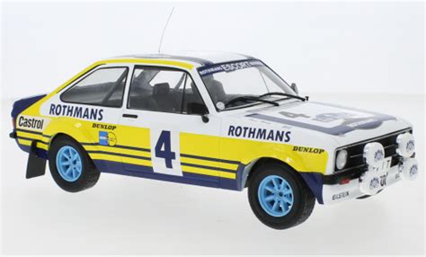 Miniature Ford Escort 1 18 IXO MK II RS 1800 No 4 Rallye Acropolis 1979