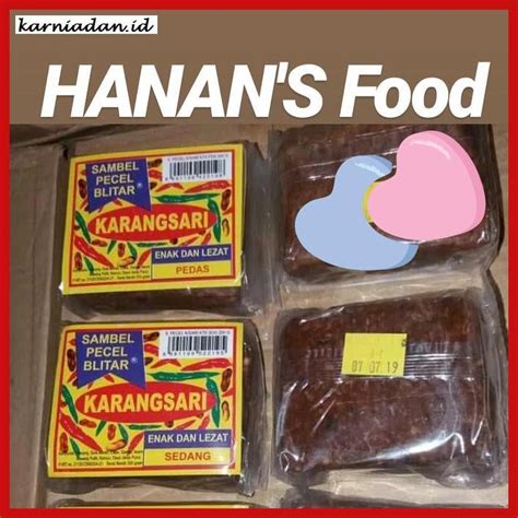 Jual Aneka Sambal Sambal Pecel Karangsari Kotak Asli Blitar Pedas