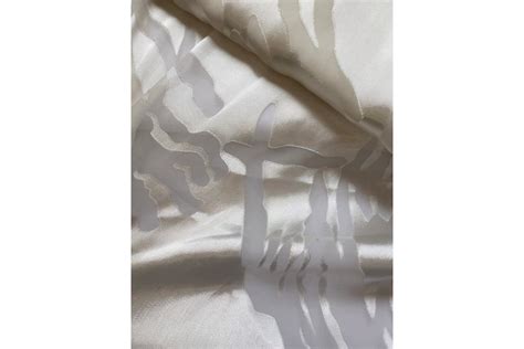 Ivory Silk Burnout Cloth Of Gold Haberdashery Ltd