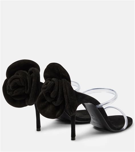 Suede Sandals In Black Magda Butrym Mytheresa