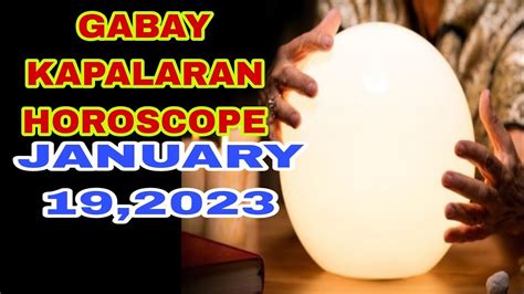 Gabay Kapalaran Horoscope January Kalusugan Pag Ibig At Datung