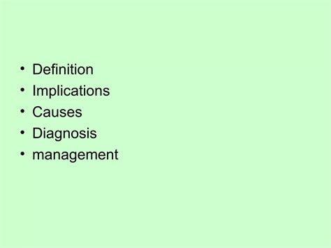 Small For Gestational Age Ppt