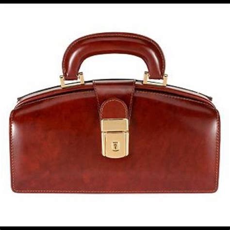 Pratesi Italian Leather Mini Doctor Bag Wlighting Authentic Italian