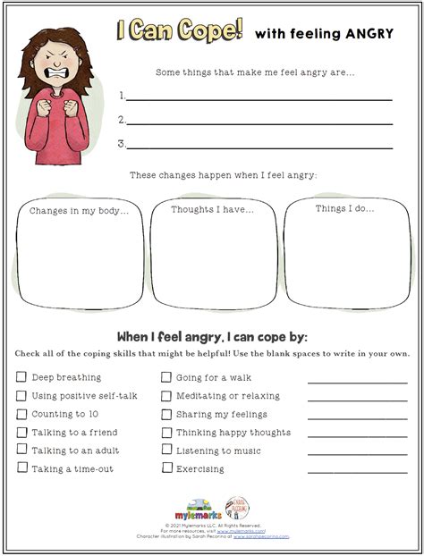 Anger Management Worksheet For Teens Englishworksheet My Id