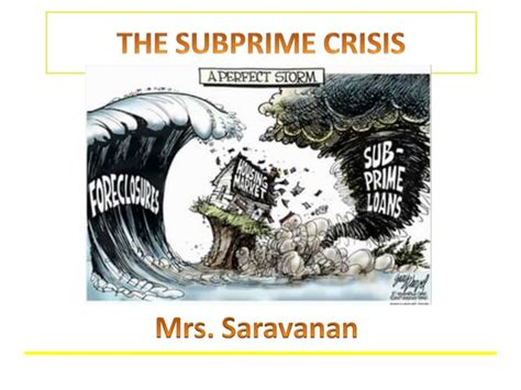 The Subprime Crisis Ppt