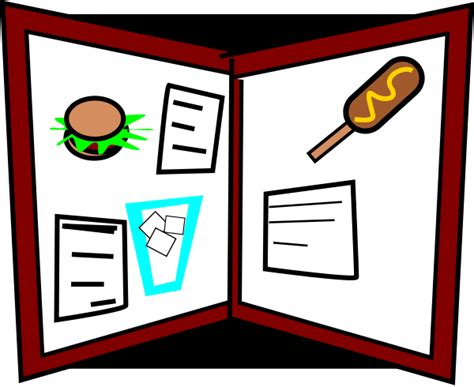 Free Menu Clip Art Pictures Clipartix