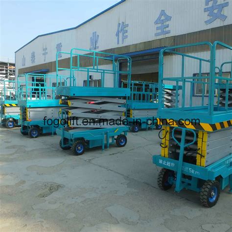 M Kg Mobile Scissor Lift Hydraulic Lift Hydraulic Ladder Lift