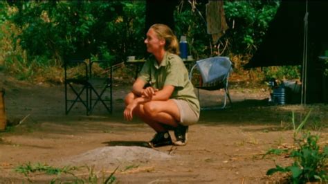 Jane Goodall, Gombe Stream National Park, Tanzania, 1962, rocking ...