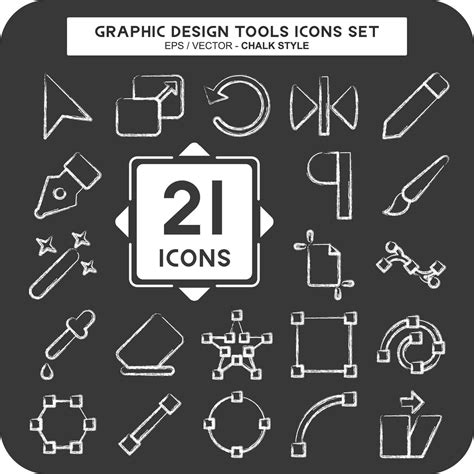 Icon Set Graphic Design Tools Related To Graphic Design Tools Symbol