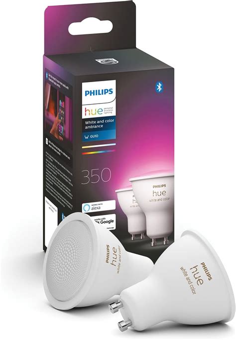 Philips Hue White Ambiance Gu10 Led Spots Dreierpack 350 Lm Dimmbare