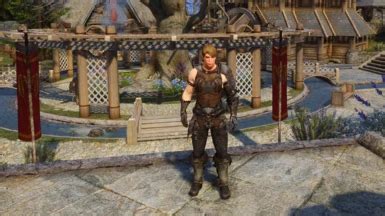 Nibenean Armors And Outfit SAM Refit At Skyrim Special Edition Nexus